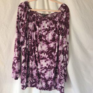 Daisy Feuentes Woman Mulberry Combo Sz 1X Top